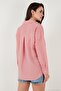 Regular Fit Long Sleeve Pocketed Striped Shirt Women's Shirt 6772895 - 7