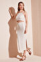 Slim Fit Rope Strap Slit Suit Women's Suit 5865278 - 7