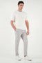 Slim Fit Normal Waist Tapered Leg Trousers Men's Pants 6843660 - 3
