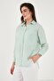 Regular Fit Long Sleeve Striped Shirt Women's Shirt 6772875 - 6