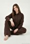 Regular Fit Classic Collar Waist-Fitted Shirt Suit Women's Suit 6928872 - 3