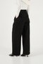 Wide Leg High Waist Wide Leg Pleated Trousers Women's Pants 6923871 - 7