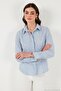 Cotton Slim Fit Classic Collar Shirt Women's Shirt 6777423 - 6