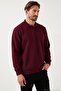 Cotton Blend Regular Fit Polo Collar Sweater Men's Polo Collar Sweater 456223 - 5