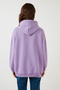 Regular Fit Cotton Hooded Collar Hooded Winter Sweatshirt Women's Sweat 5863854 - 5