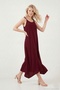 Regular Fit Rope Strap Long Dress Women's Dress 5865732 - 2