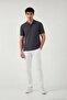 Cotton Regular Fit Buttoned Polo Collar T-Shirt Men POLO COLLAR T-SHIRT 5902127 - 2