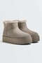 Deri platform bota - 2