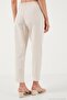 Cotton Regular Waist Regular Fit Straight Leg Trousers Women's Pants 668Yp42282S4 - 7