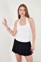 Slim Fit Halter Neck Backless Double Pack Blouse Women's Bluz 5866664 - 4