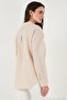 Regular Fit Long Sleeve Pocketed Striped Shirt Women's Shirt 6772895 - 7