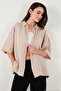Cotton Oversize Slit Short Sleeve Shirt Women's Shirt Cf25S166965 - 2