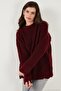 Regular Fit High Collar Soft Textured Knitwear Sweater Women's Sweater 4616222 - 5