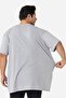 Men's Large Size T-Shirt Crew Neck Short Sleeve 100% Cotton Combed - 4