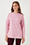Stretch Oversize Fit Crew Neck Modal Fabric Sweat Women's Sweat 5865877 - 6