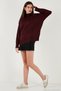 Oversize Fit Turtleneck Soft Textured 2'Li Package Knitwear Sweater Women Sweater 680Kz00469S2 - 4