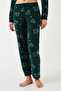 Standard Fit Buttoned Fleece Pajama Set Women's Pajama Set 6095616 - 7