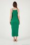 Strappy Fitted Slit Midi Dress Women's Dress 5865573 - 7