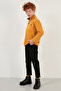 Soft Textured Zippered Stand Collar Winter Fleece Unisex Children's Fleece 5905002 - 4