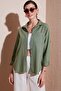 Cotton Regular Fit Pocket Shirt Women's Shirt Cf25S16992 - 5