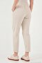Cotton Regular Waist Regular Fit Straight Leg Trousers Women's Pants 668Yp42282S4 - 7