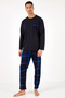 Plaid Pocketed Elastic-Waist 100% Cotton Regular Fit Pajama Set Men’s Pajama Set 657200 - 5