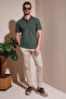 100% Cotton Buttoned Regular Fit Polo Collar T-Shirt Men's POLO COLLAR T-SHIRT 5902118 - 3
