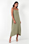 Regular Fit Rope Strap Long Dress Women's Dress 5865732 - 5