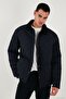 Quilted Regular Fit Velvet Detailed Coat Men's Coat 497Leroy - 2