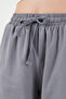 Cotton Waist-Tied High Waist Wide Leg Regular Fit Pants with Pockets Women's Pants 668Yp4 - 5