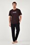 Cotton Regular Fit Printed Pajama Set Men's Pajama Set 6096160 - 2