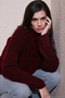 Regular Fit High Collar Soft Textured Knitwear Sweater Women's Sweater 4616222 - 4