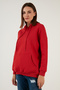 Regular Fit Cotton Hooded Collar Hooded Winter Sweatshirt Women's Sweat 5863854 - 6