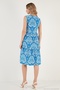 Patterned Sleeveless Midi Dress Women's Dress 5869007 - 6