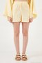 Cotton Comfort Fit Round Neck Shorts Muslin Set Women's Set 5866317 - 3