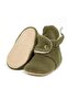 Non-Slip Sole Polar Cotton Lined Unisex Baby Kids Indoor Slippers Basic