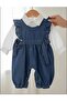 Side Tie Detail Shirt and Bottom Snap Fastener Jumpsuit Set - 3