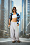 Fleece-Lined Barrel Fit Baggy Sweatpants with Stoppers - 5