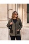 Steel Knit Classic Leopard Pattern Tricot Jacket