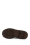 Women's Brown Zippered Thick Heeled Boots - 5