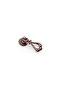 5 Pieces Tulip Pendulum Single Screw Antique Antique Copper Button Furniture Handle - 3