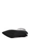 Women's Black Platinum Zippered Thin Heeled Genuine Leather Boots - 5