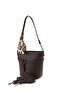 Women's Brown Long Strap Shoulder Bag - 4