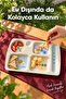 6-Compartment Melamine Children's Plate - Extra Durable Bpa Free Nutrition Plate - Educational Children's Plate - 7