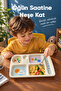 6-Compartment Melamine Children's Plate - Extra Durable Bpa Free Nutrition Plate - Educational Children's Plate - 3