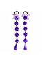 Sanrio 1Pcs Kuromi Cosplay Figure Hair Braid Postij Wig Elasticized Braid Hair Accessory Woman Young Girl - 2