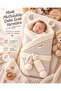 Winter Thick Baby Blanket 100% Cotton Natural Organic Sleep Swaddle Hospital Release Newborn Cover - 7