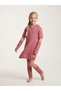 Girl's Hooded Hair Knitted Knitwear Dress Sleeves and Leggings 3-Piece Set - 3