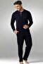 100% Cotton Men's Long Sleeve Dowry Boxed Pajamas Set - 3