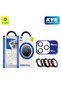 B Sapphire Lens iPhone 15 Pro Compatible 9Mohs Crystal Image Sapphire Camera Lens Protector